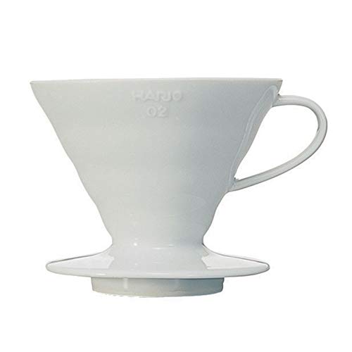 Hario VDC-02W V60 Kaffeefilterhalter, Porzellan,...