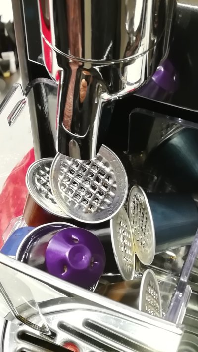Nespresso Creatista Kapselbehälter